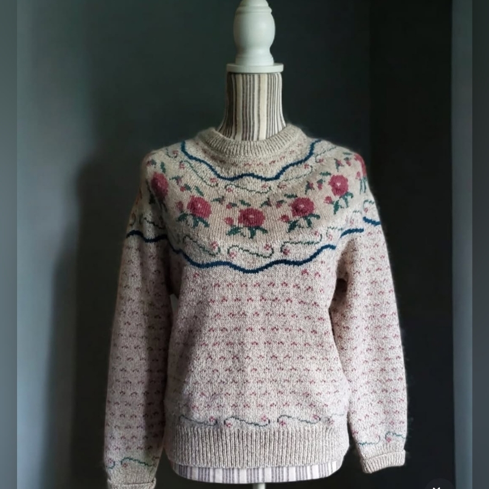 Eddie Bauer Sweater Vintage Wool Blend